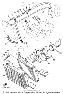 XZ550RJ Радиатор и Патрубки