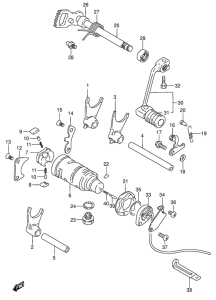 DR200 Переключение передач
