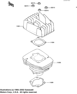 KD80 Головка блока цилиндров / цилиндр