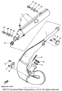 WR250Z Выхлопная система