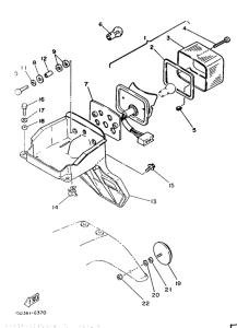 RD125LC Фонарь