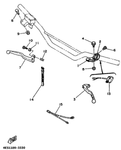 YZ80G Handle switch. lever