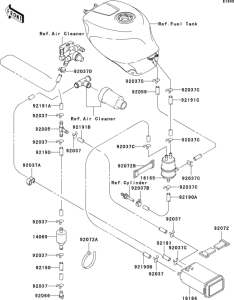 ZX750 Топливная система
