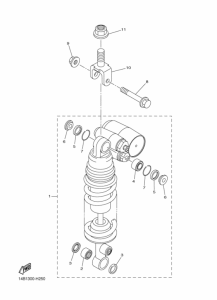 YZF-R1 Задняя подвеска