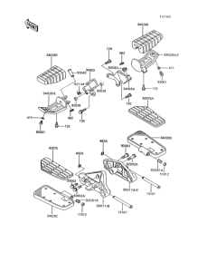 ZG1200 Подножки