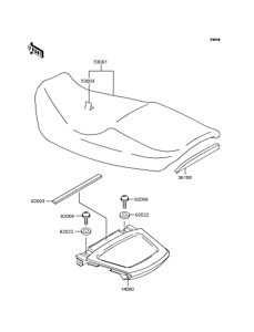ZX1100 Сиденье