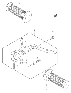 JR50 Рулевой рычаг