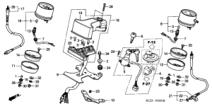 CM125C Meter / key set