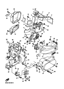 XVS1100AT XVS11ATV Боковая крышка