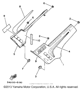 BW200N Боковые обтекатели