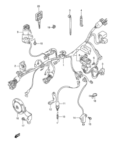 DR800 Жгут проводов