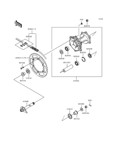  Задняя втулка