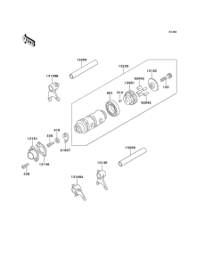KE100 Переключение / вилка переключения