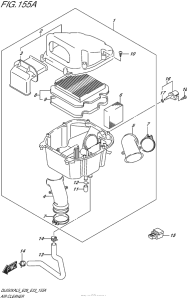 DL650X (ABS) Воздушный фильтр