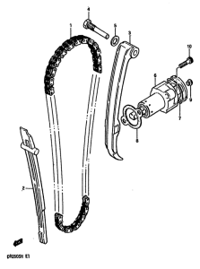 DR250 Держатель направляющей