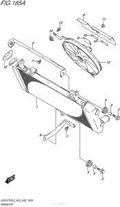 GSX-S750 Radiator (Gsx-S750L5 E03)