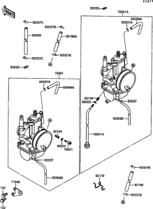 KR250 Карбюратор