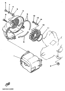 YE50 Кожух вентилятора