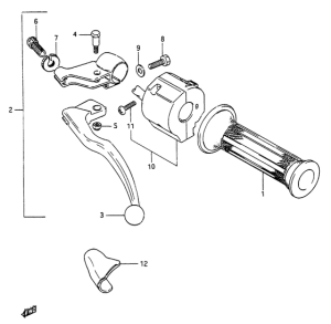 RG250 Left handle switch