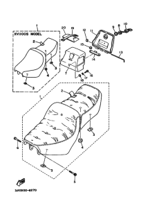 XV1100 Пружина