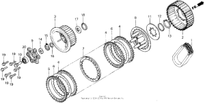 GL1200I Сцепление