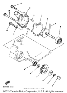 YZ125B Водяной насос
