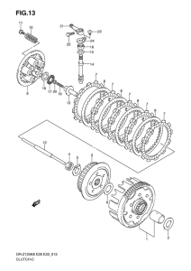 DR-Z125 Бендикс