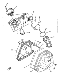 YN50R Впускная система