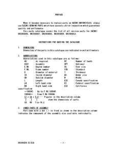 DR200 Catalog preface