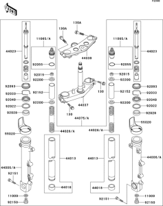 ZR1200 Передняя вилка