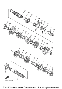 WR450F Трансмиссия