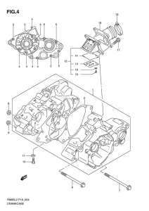 RM85 Картер двигателя
