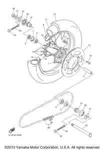WR450F Переднее колесо