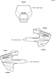 KLX300R Decals(klx300-a9)