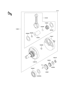 KL650 Коленвал