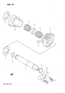 GSX1100 Балансир кривошипа