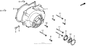 NN50 Крышка картера правая