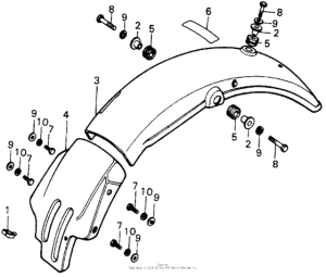 XL100 Задний бампер