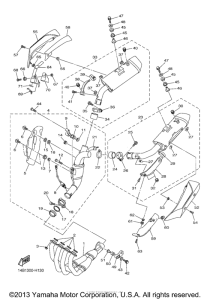 YZF-R1 Выхлопная система