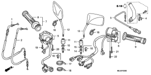 CB1300 Switch / cable