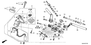 CBR500R (ABS) Handlebar + Top Bridge
