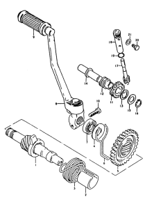 ZR50 Ножной стартер