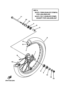 YZ85LW ﾌﾛﾝﾄﾎｲ-ﾙ