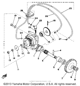 RD200C Масляный насос
