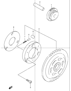 UC150 Муфта стартера
