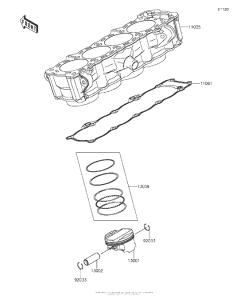 ZR1000 Цилиндр и поршни