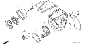 CR500R Воздухоочиститель