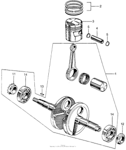 Z50A Коленвал