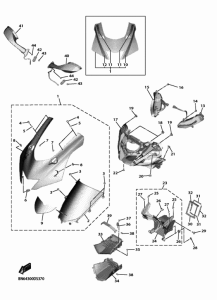 YZF600 Обтекатель 1