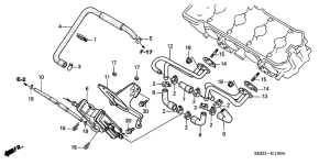 CB600F Воздушный клапан всасывания